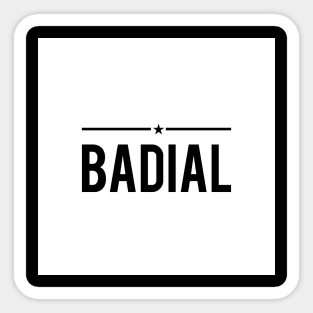 Badial is a Jatt Tribe Sticker